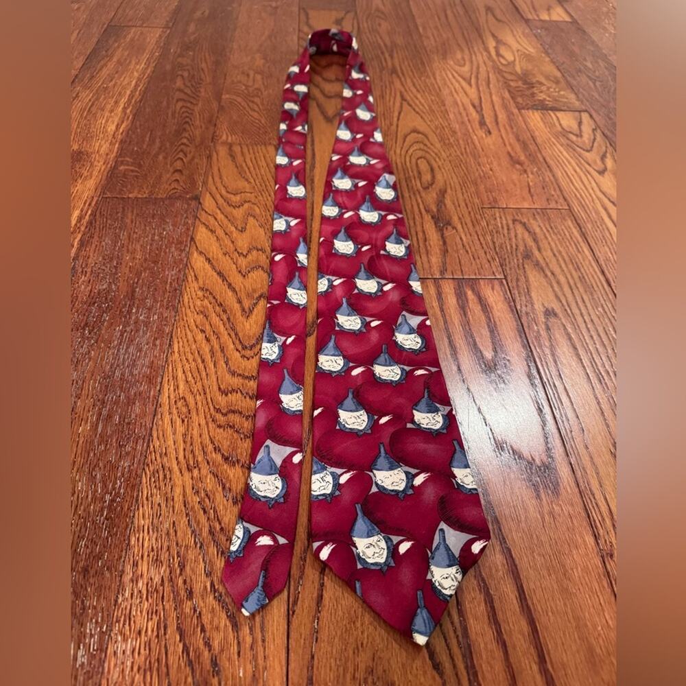 VTG The Wizard of Oz Tin Man Silk Tie Father’s Day The Wiz American Film Classic
